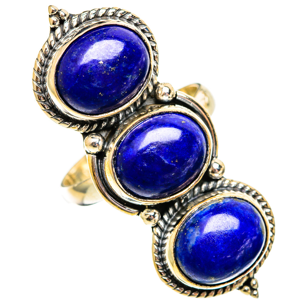Lapis Lazuli Rings handcrafted by Ana Silver Co - RING110745 - Photo 2