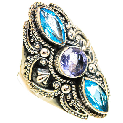 Violet Spinel Rings handcrafted by Ana Silver Co - RING110746 - Photo 2