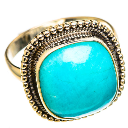 Peruvian Amazonite Rings handcrafted by Ana Silver Co - RING110753 - Photo 2