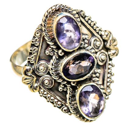 Violet Spinel Rings handcrafted by Ana Silver Co - RING110768 - Photo 2