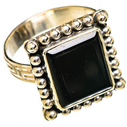 Black Onyx Rings handcrafted by Ana Silver Co - RING110772 - Photo 2