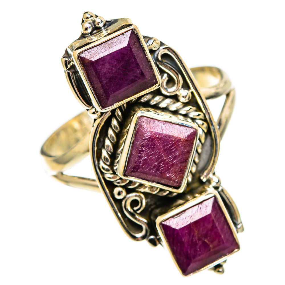 Ruby Rings handcrafted by Ana Silver Co - RING110793 - Photo 2