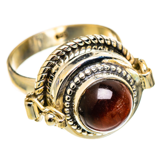 Red Tiger Eye Rings handcrafted by Ana Silver Co - RING110819 - Photo 2