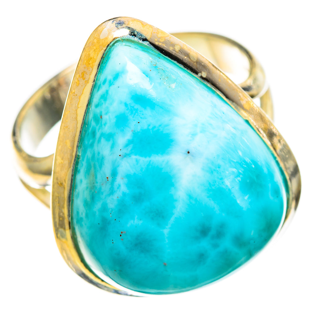 Larimar Rings handcrafted by Ana Silver Co - RING110836 - Photo 2