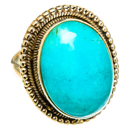 Peruvian Amazonite Rings handcrafted by Ana Silver Co - RING110837 - Photo 2