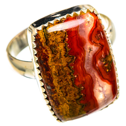 Moroccan Agate Rings handcrafted by Ana Silver Co - RING110843 - Photo 2