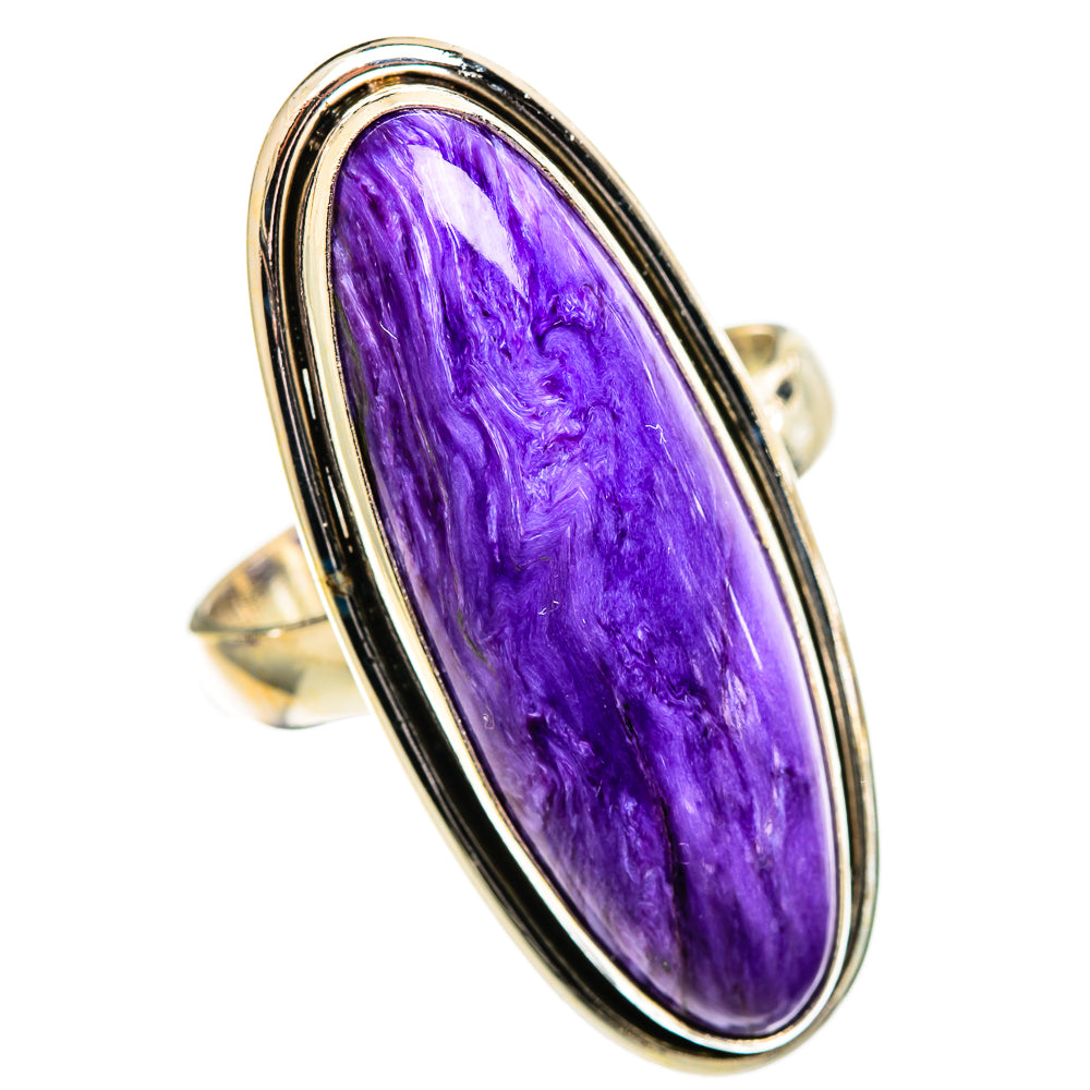 Charoite Rings handcrafted by Ana Silver Co - RING110850 - Photo 2