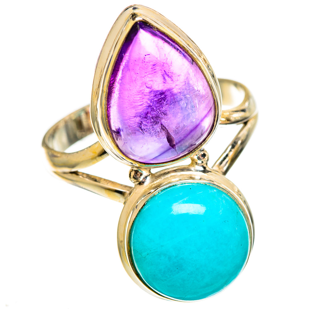 Larimar Rings handcrafted by Ana Silver Co - RING110864 - Photo 2