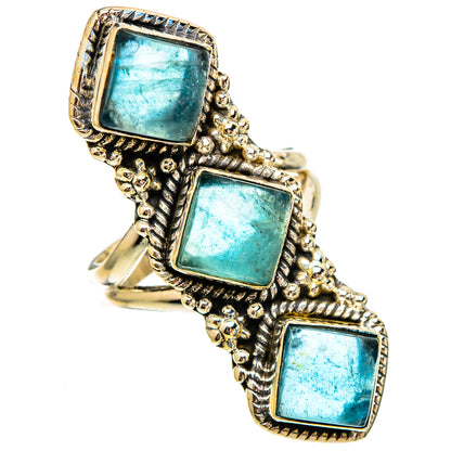 Green Fluorite Rings handcrafted by Ana Silver Co - RING110868 - Photo 2