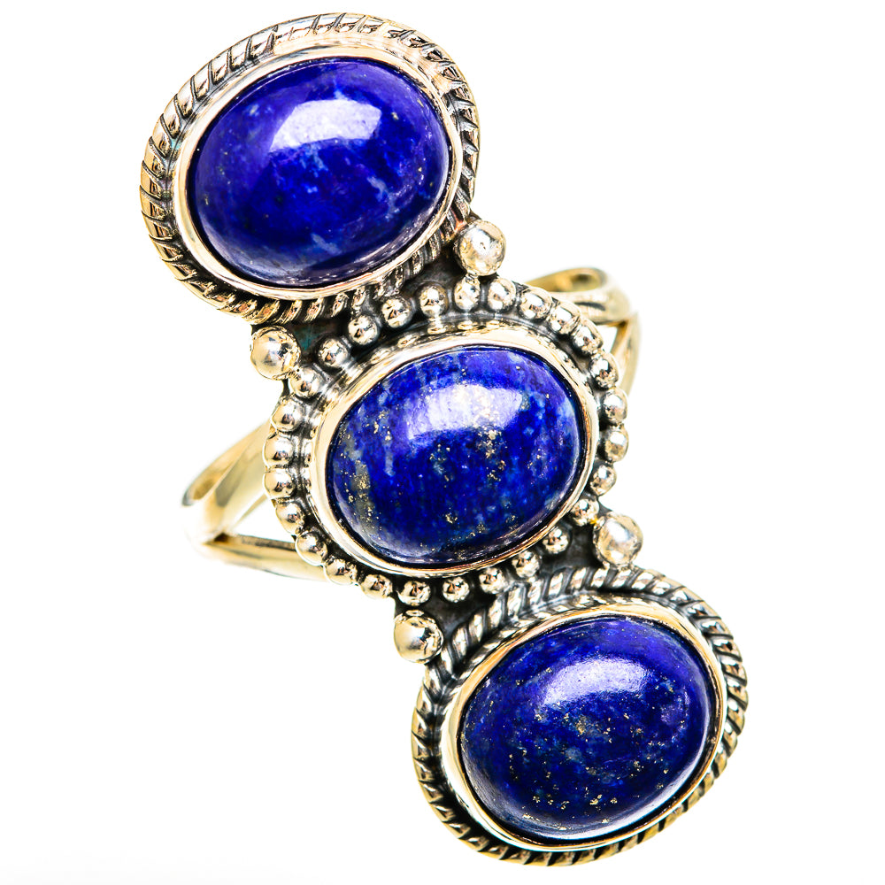 Lapis Lazuli Rings handcrafted by Ana Silver Co - RING110869 - Photo 2