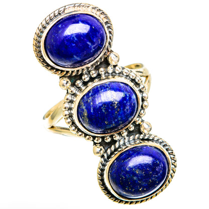 Lapis Lazuli Rings handcrafted by Ana Silver Co - RING110869 - Photo 2