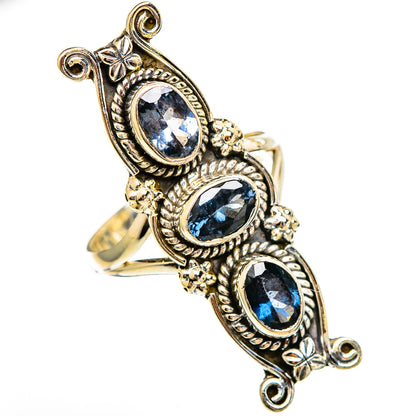 Blue Spinel Rings handcrafted by Ana Silver Co - RING110870 - Photo 2