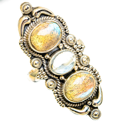 Labradorite Rings handcrafted by Ana Silver Co - RING110872 - Photo 2
