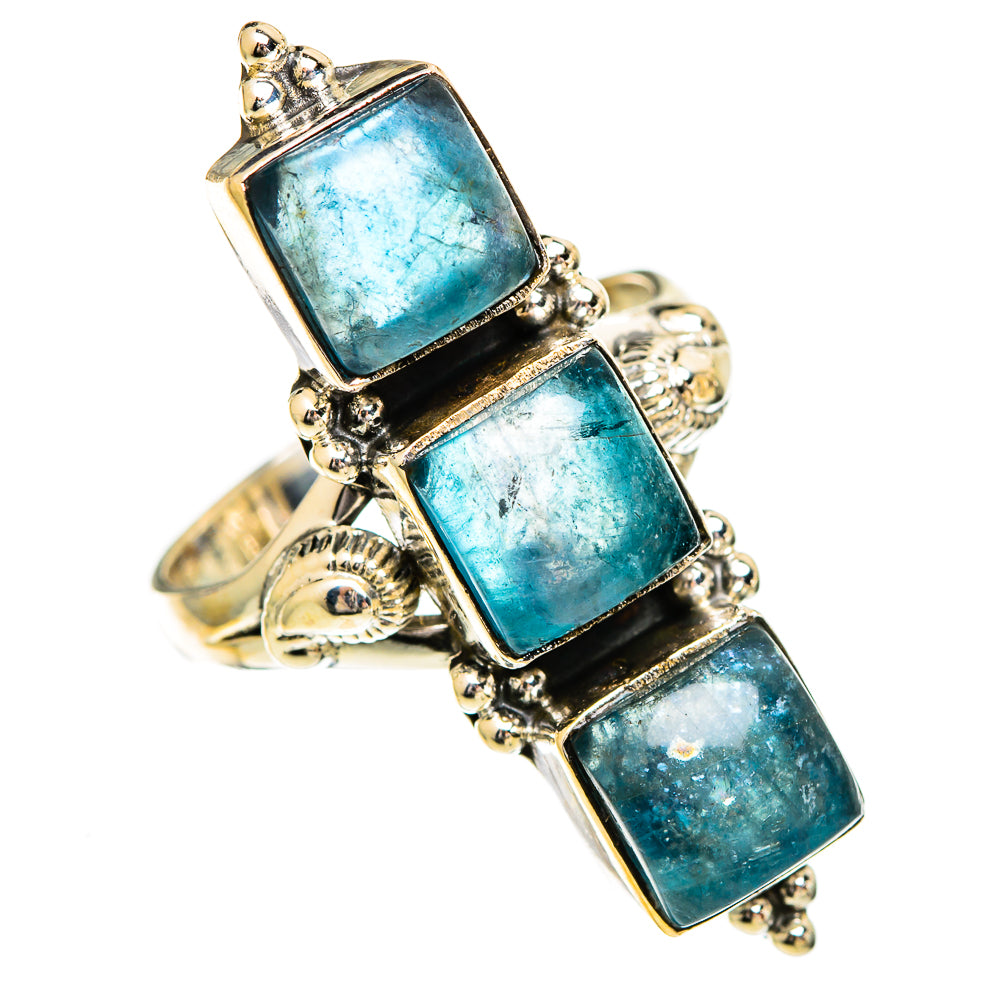 Green Fluorite Rings handcrafted by Ana Silver Co - RING110877 - Photo 2