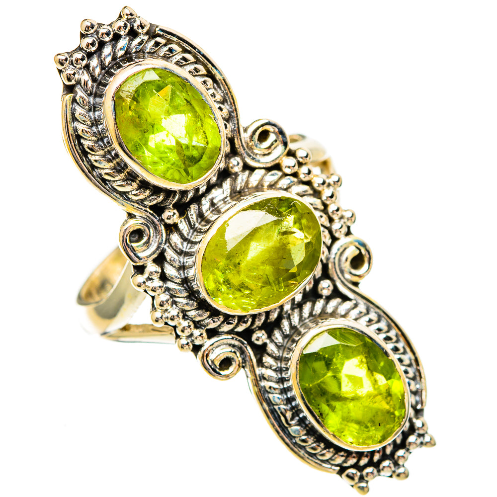 Peridot Rings handcrafted by Ana Silver Co - RING110884 - Photo 2