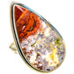 Indonesian Plume Agate Rings handcrafted by Ana Silver Co - RING110885 - Photo 2