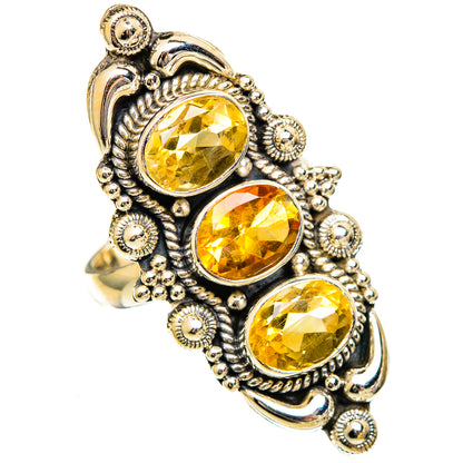 Citrine Rings handcrafted by Ana Silver Co - RING110894 - Photo 2