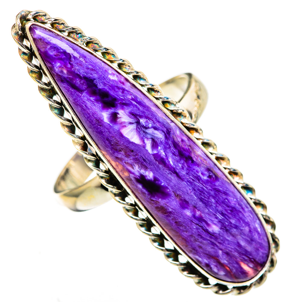 Charoite Rings handcrafted by Ana Silver Co - RING110897 - Photo 2