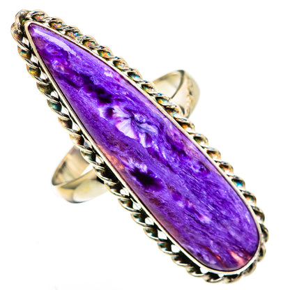 Charoite Rings handcrafted by Ana Silver Co - RING110897 - Photo 2