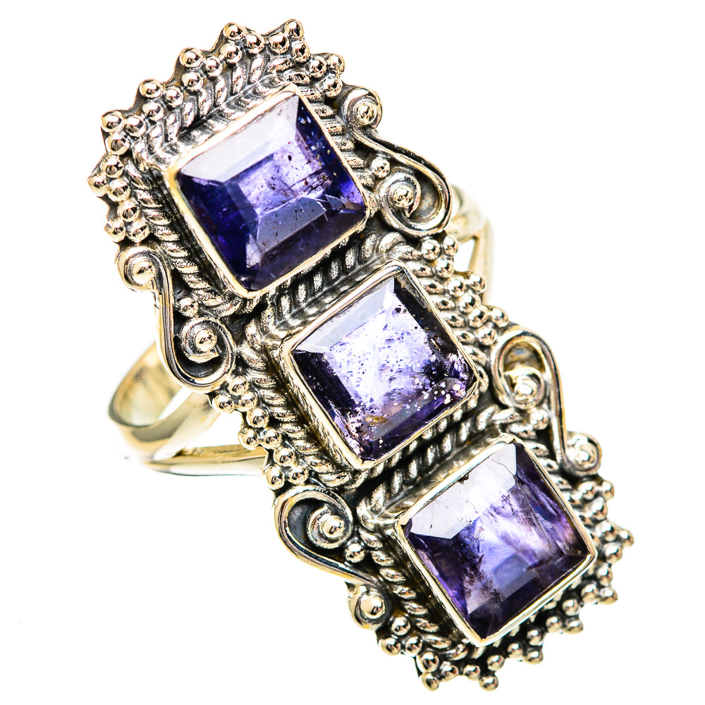 Violet Spinel Rings handcrafted by Ana Silver Co - RING110899 - Photo 2