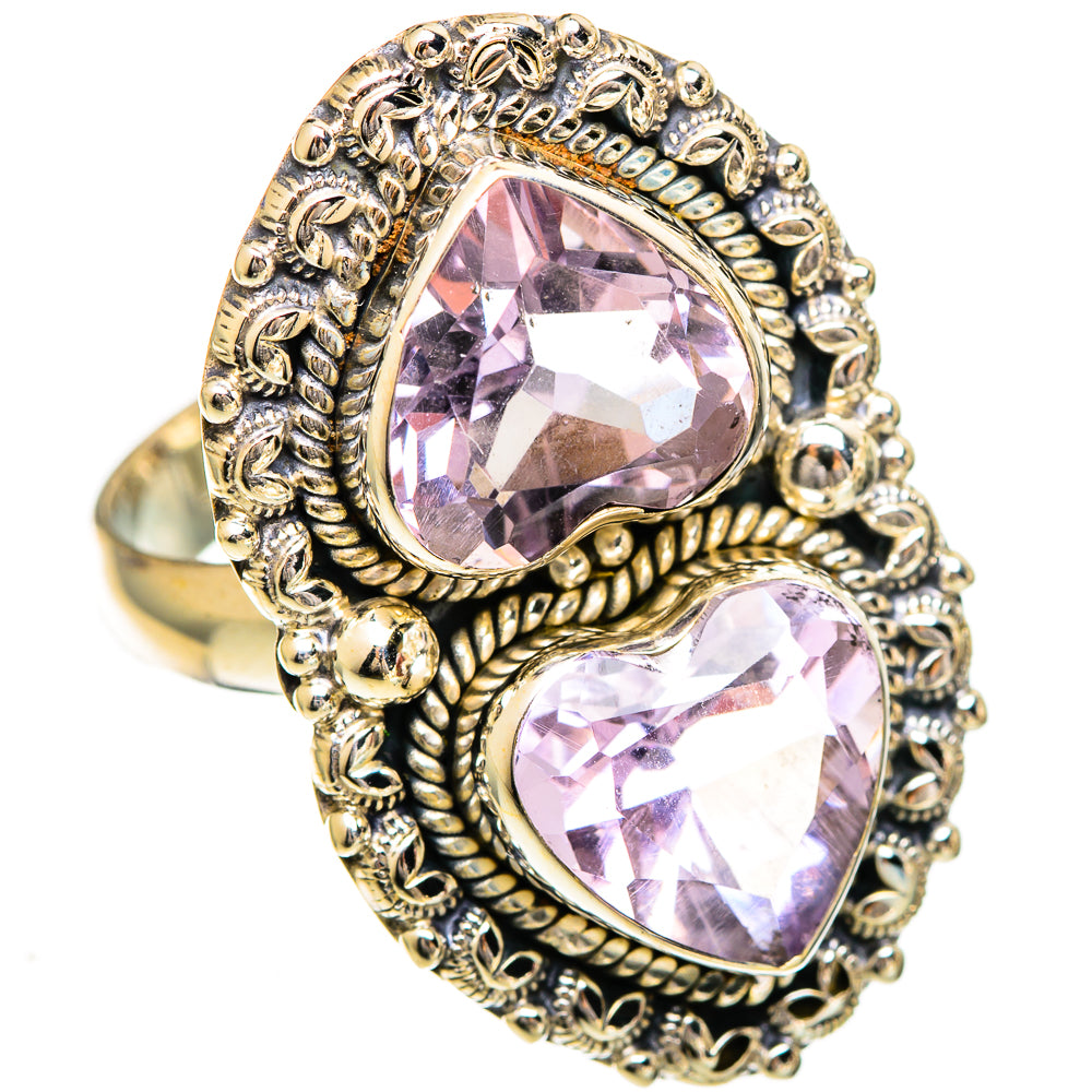 Kunzite Rings handcrafted by Ana Silver Co - RING110901 - Photo 2