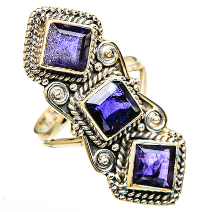 Violet Spinel Rings handcrafted by Ana Silver Co - RING110904 - Photo 2