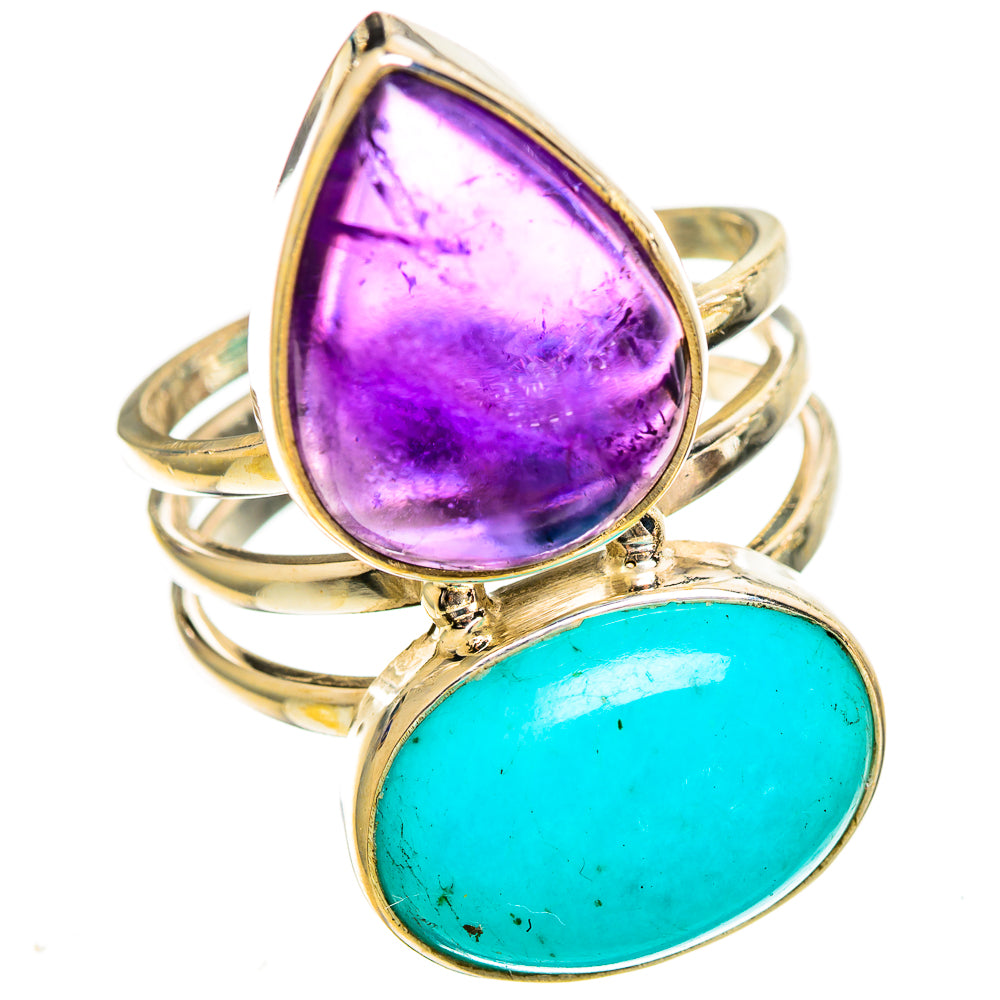 Larimar Rings handcrafted by Ana Silver Co - RING110910 - Photo 2