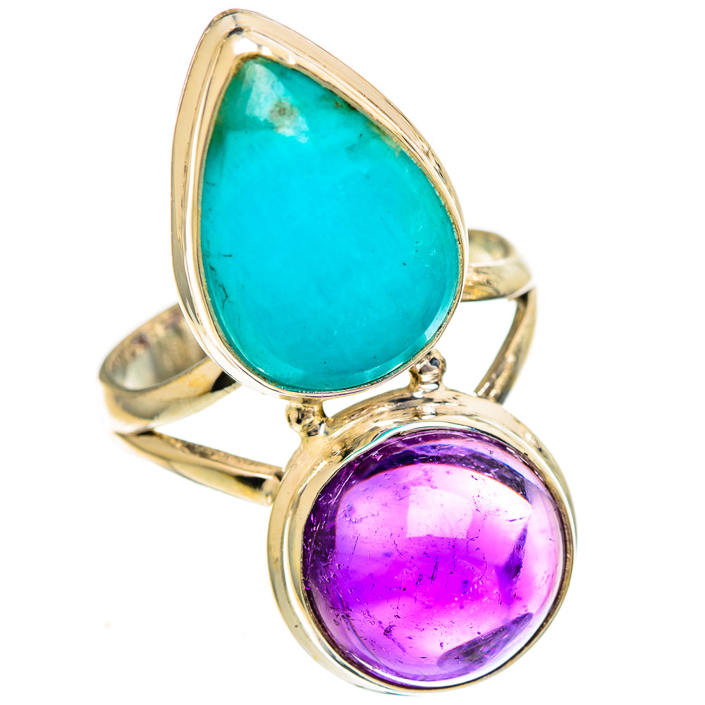 Larimar Rings handcrafted by Ana Silver Co - RING110911 - Photo 2