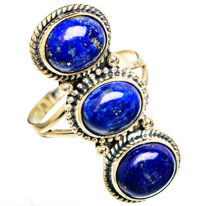 Lapis Lazuli Rings handcrafted by Ana Silver Co - RING110919 - Photo 2