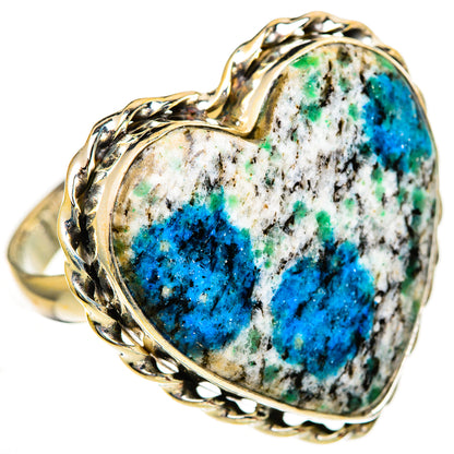 K2 Blue Azurite Rings handcrafted by Ana Silver Co - RING110920 - Photo 2