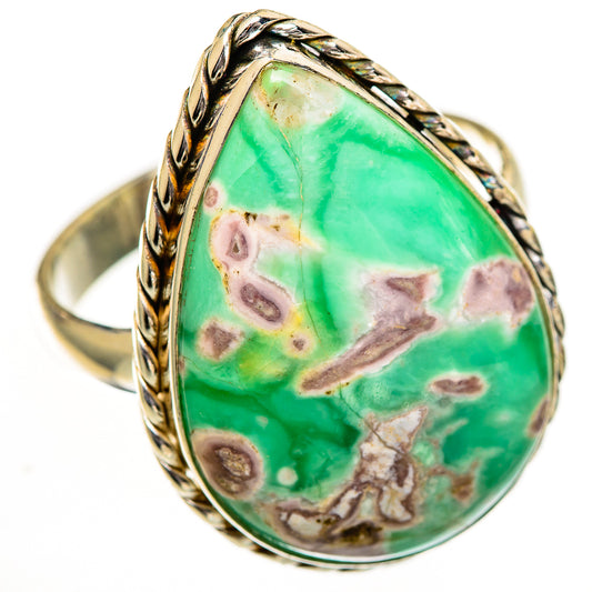 Variscite Rings handcrafted by Ana Silver Co - RING110921 - Photo 2