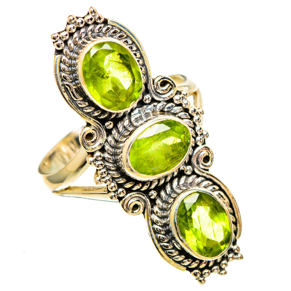 Peridot Rings handcrafted by Ana Silver Co - RING110927 - Photo 2