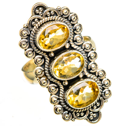 Citrine Rings handcrafted by Ana Silver Co - RING110939 - Photo 2