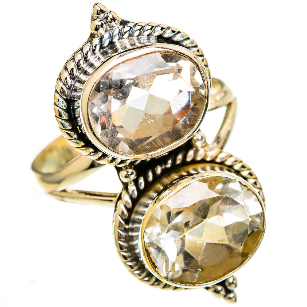 White Quartz Rings handcrafted by Ana Silver Co - RING110955 - Photo 2