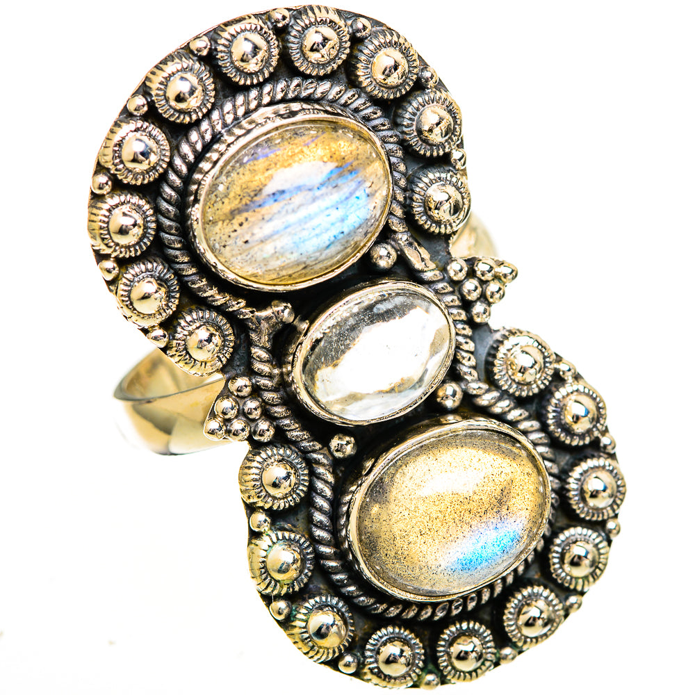 Labradorite Rings handcrafted by Ana Silver Co - RING110962 - Photo 2
