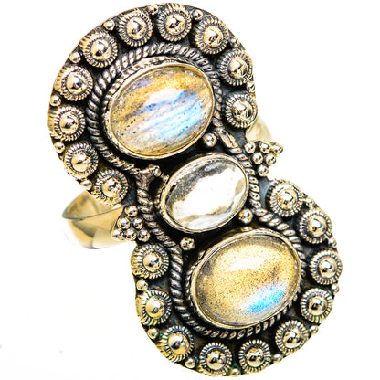 Labradorite Rings handcrafted by Ana Silver Co - RING110962 - Photo 2