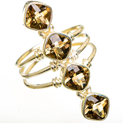 Smoky Quartz Rings handcrafted by Ana Silver Co - RING110982 - Photo 2
