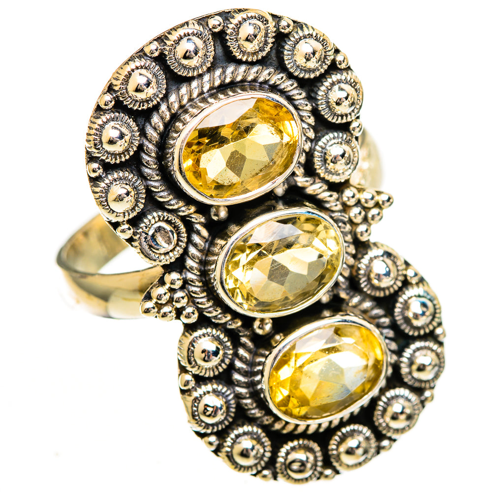 Citrine Rings handcrafted by Ana Silver Co - RING110985 - Photo 2