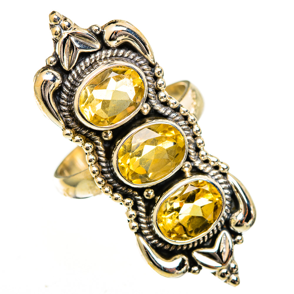 Citrine Rings handcrafted by Ana Silver Co - RING110986 - Photo 2