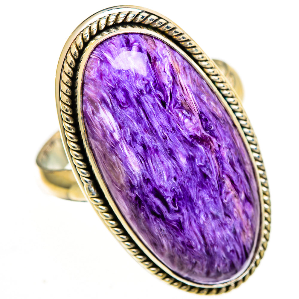 Charoite Rings handcrafted by Ana Silver Co - RING110991 - Photo 2