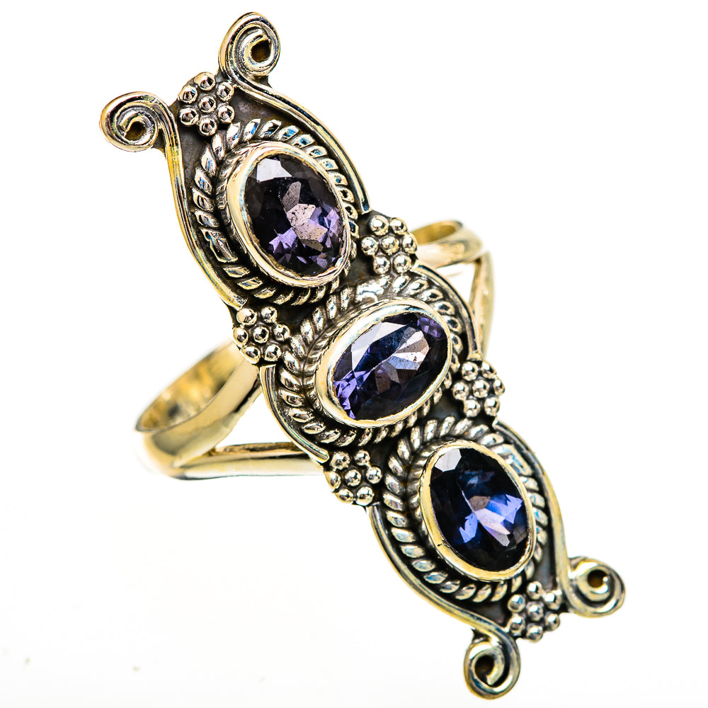Violet Spinel Rings handcrafted by Ana Silver Co - RING110992 - Photo 2