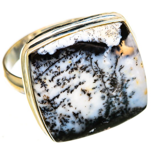Dendritic Opal Rings handcrafted by Ana Silver Co - RING111004 - Photo 2