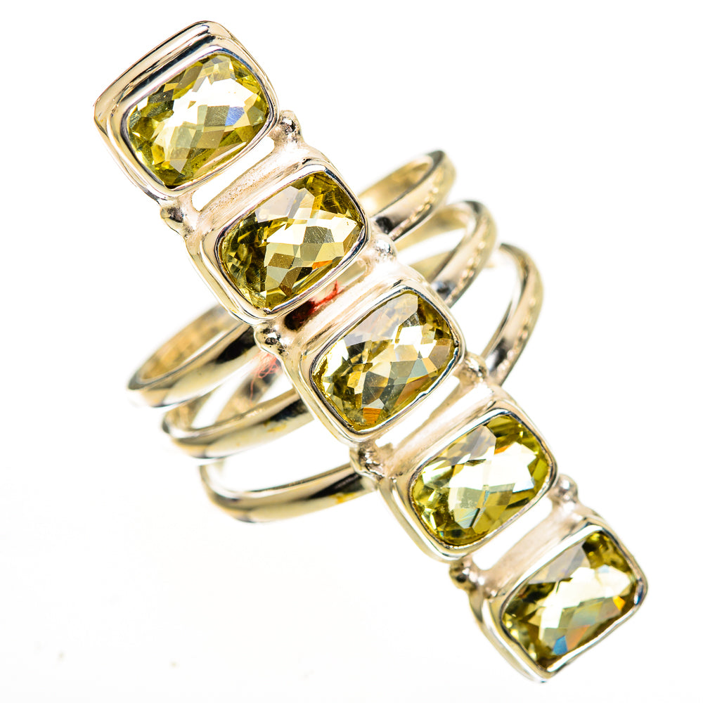 Citrine Rings handcrafted by Ana Silver Co - RING111009 - Photo 2