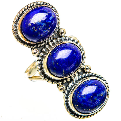 Lapis Lazuli Rings handcrafted by Ana Silver Co - RING111014 - Photo 2