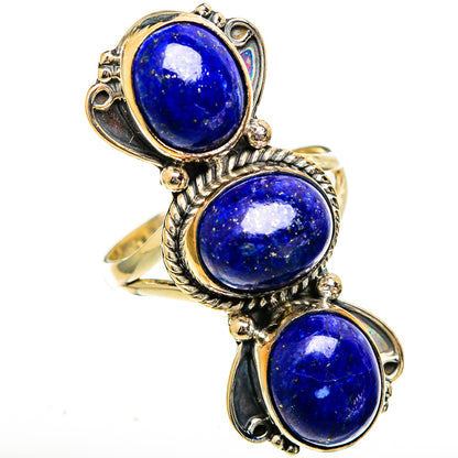 Lapis Lazuli Rings handcrafted by Ana Silver Co - RING111018 - Photo 2
