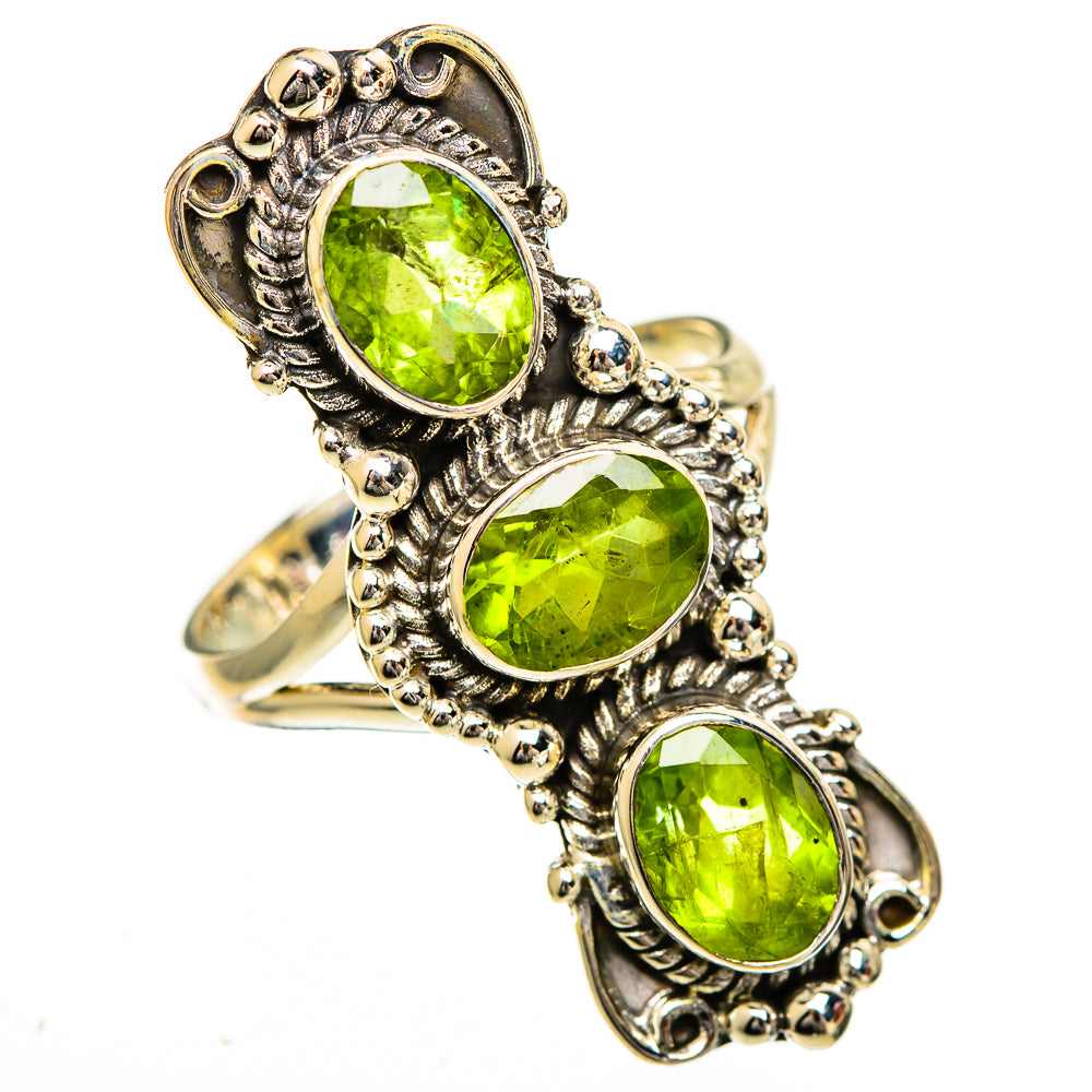 Peridot Rings handcrafted by Ana Silver Co - RING111022 - Photo 2