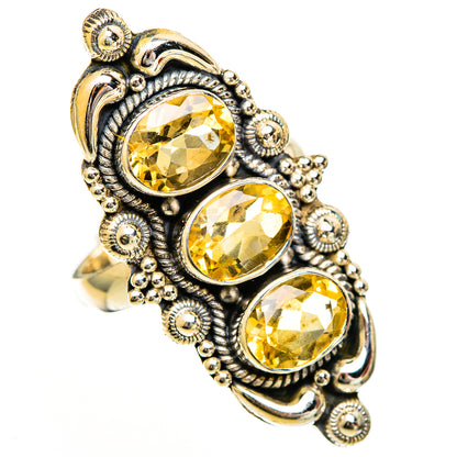 Citrine Rings handcrafted by Ana Silver Co - RING111033 - Photo 2