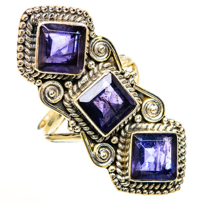 Violet Spinel Rings handcrafted by Ana Silver Co - RING111044 - Photo 2