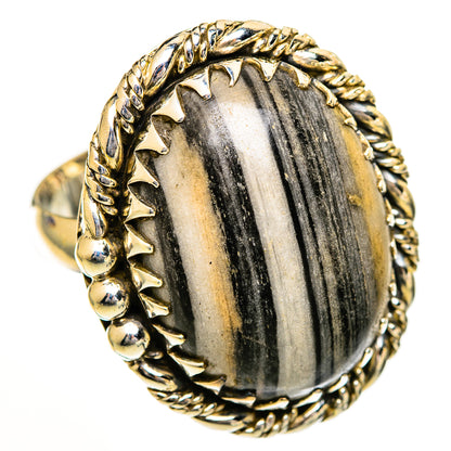 Pinolith Jasper Rings handcrafted by Ana Silver Co - RING111046 - Photo 2