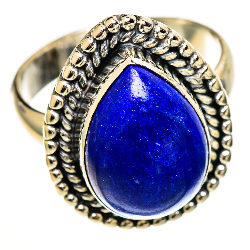 Lapis Lazuli Rings handcrafted by Ana Silver Co - RING111054 - Photo 2